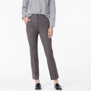 J. Crew Remi Bi-Stretch Cotton Ankle Pant Thunder Grey Size 6 Preppy Office Work
